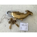 Large Brass Fish Lock Puzzle