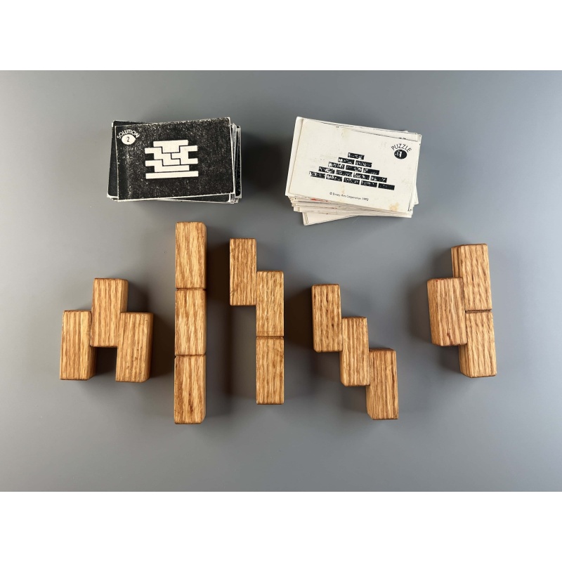 Binary Arts - Brick by Brick - Rare Wooden Version