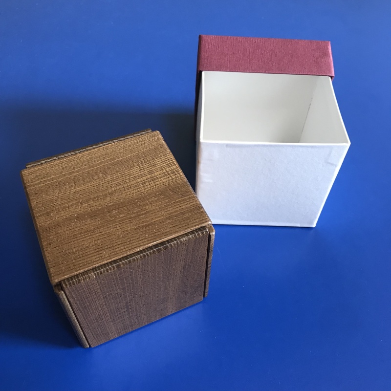 "Half-finished box" Karakuri Box Hiroshi Iwahara