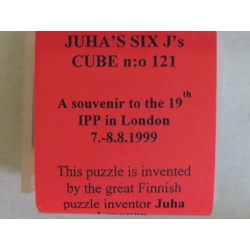 Juha&#039;s 6 Js cube (4x) (IPP19 exchange)