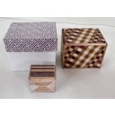 Double Puzzle Box by Hiroyuki Oka (Karakuri)