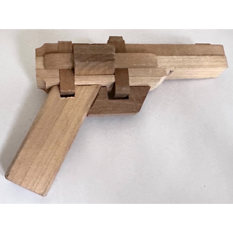 7 Vintage Japanese Kumiki Puzzle