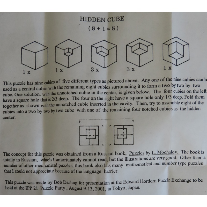 Hidden Cube (IPP21 exchange)