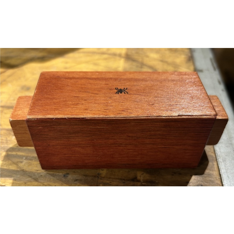 Spider Secret Puzzle box designed by Perry McDaniel and Norman Sandfield