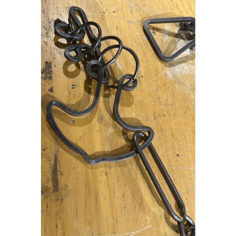 Lot of 11 Tucker Jones House TJH Wrought Iron Puzzles