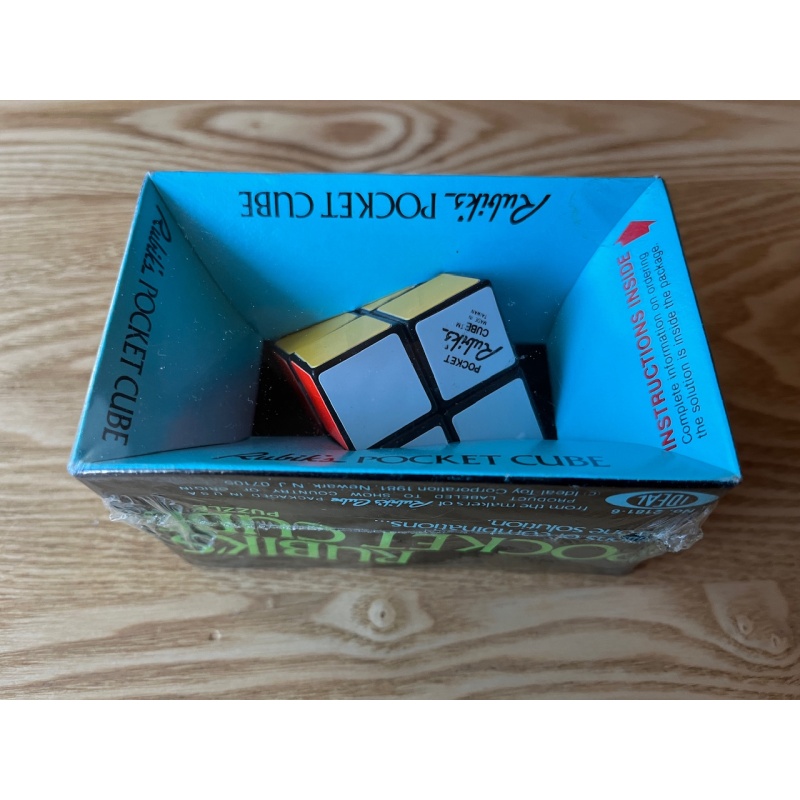 Vintage Rubik’s Pocket Cube by Ideal Toys, 1981, factory sealed.