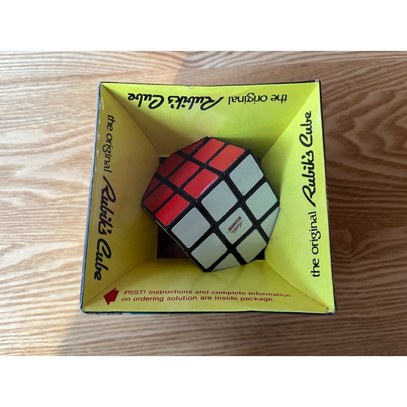 Vintage Rubik’s Cube by Ideal Toys, 1980, factory sealed.