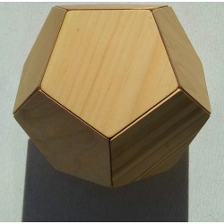 12 piece Dodecahedron made from several woods