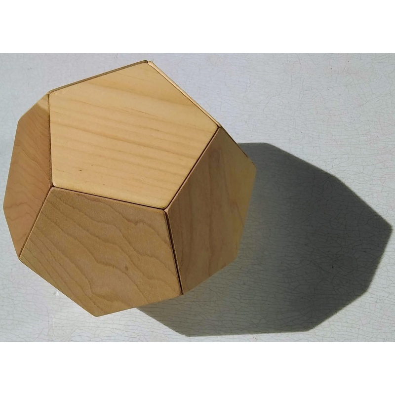 12 piece Dodecahedron made from several woods