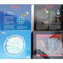 Rubik&#039;s Clock + Magic (vintage Matchbox, 1988)
