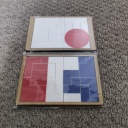 Set of 2 National Flag puzzle by Lixy