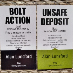 Bolt Action, Unsafe Deposit, and Q*Safe (Alan Lunsford)