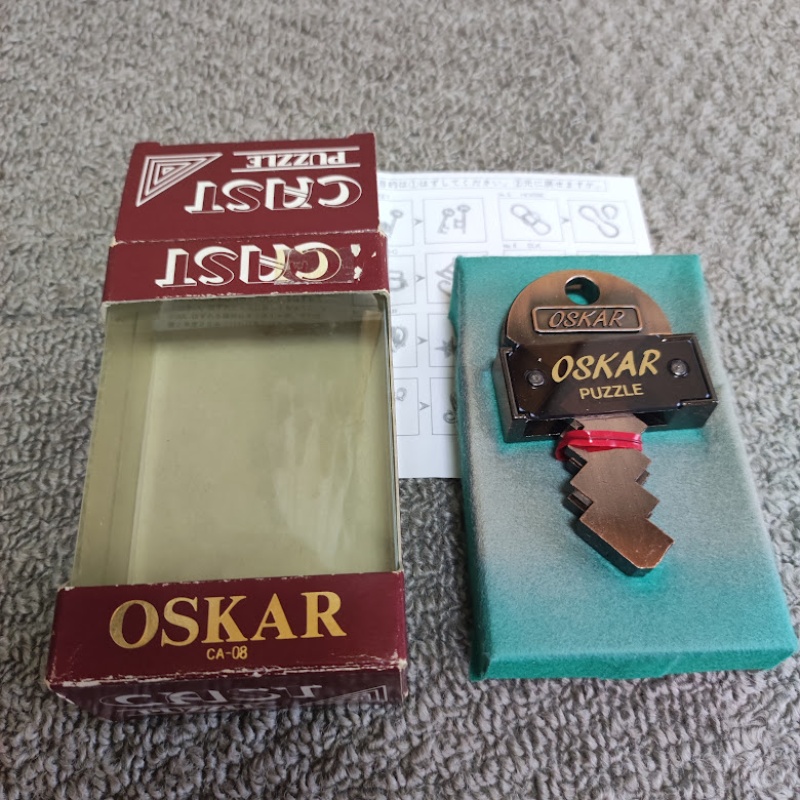 "OSKAR" Vintage Hanayama Cast Puzze