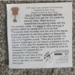 Gold coast parking meter by Mr puzzle