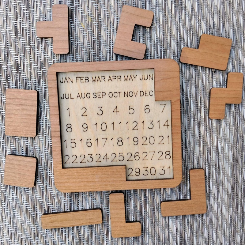 Puzzle Calendar - solve for each day of the year!