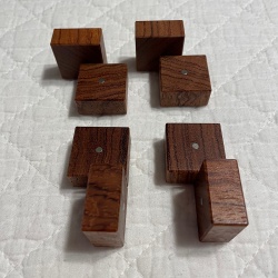 Four Cubes crafted by CD