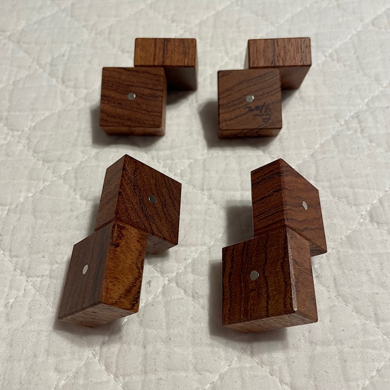 Four Cubes crafted by CD