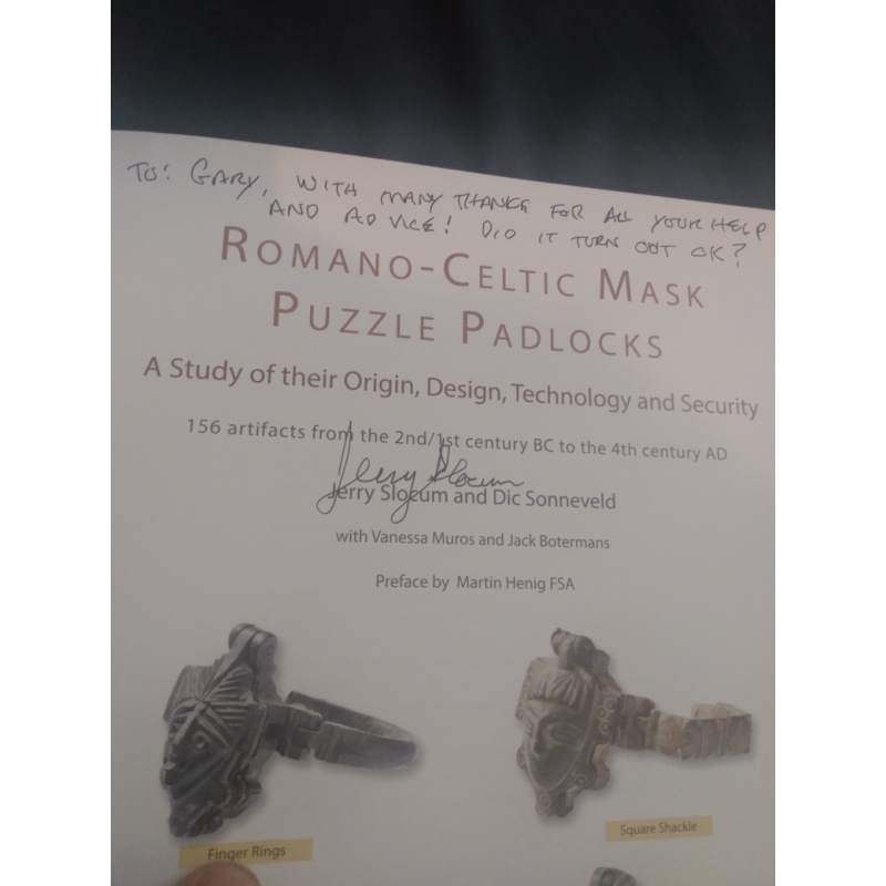 Romano-Celtic Mask Puzzle Padlocks: A Study in their Design, Technology and Security