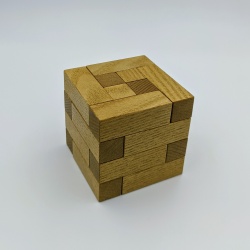 Spiral Cube 1 - designed by Tom Jolly and crafted by Brian Menold