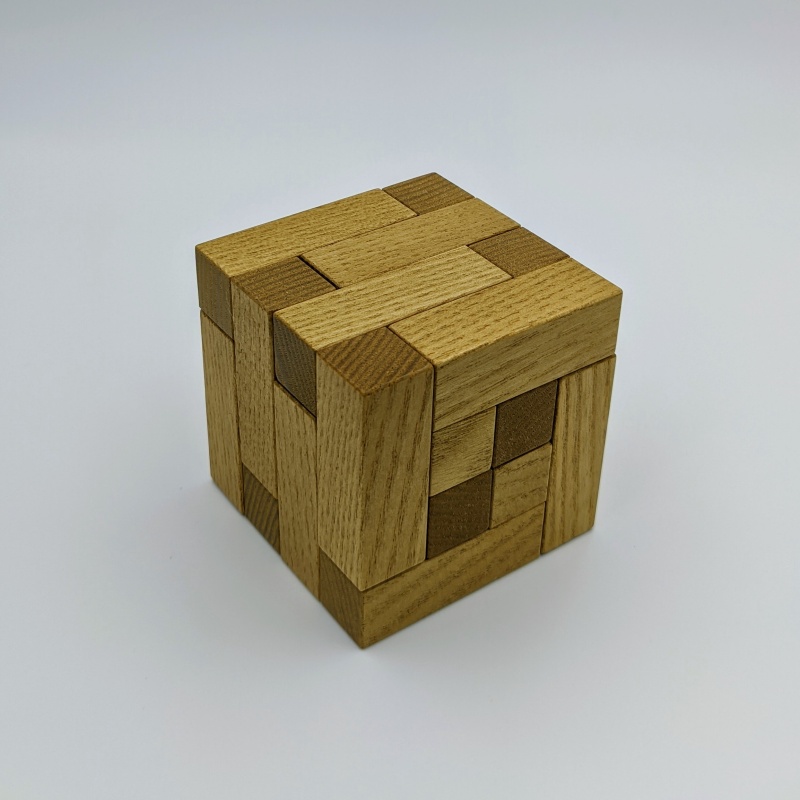 Spiral Cube 1 - designed by Tom Jolly and crafted by Brian Menold