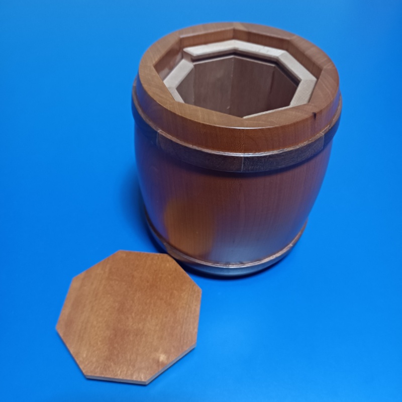 "Barrel"(P-8) Karakuri Box Akio Kamei