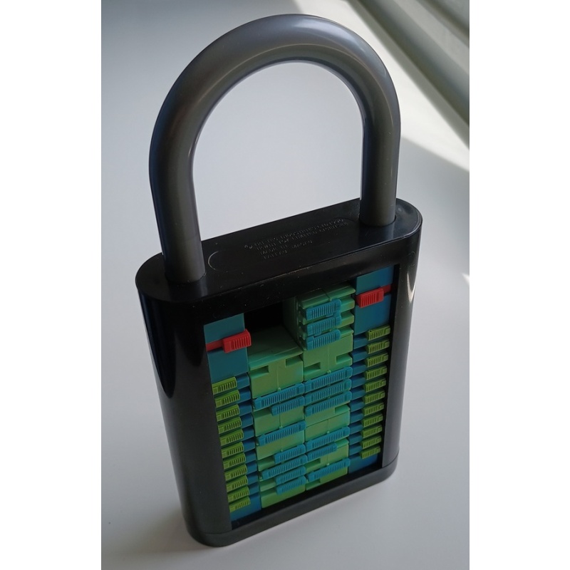 Lockout vintage lock puzzle (1990) by Tri-Tec Industries - Irwin Toy Ltd