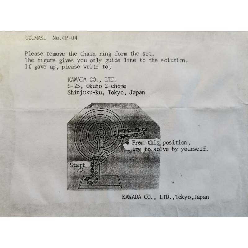 CHAIN PUZZLE – UZUMAKI CP-04 by WADA