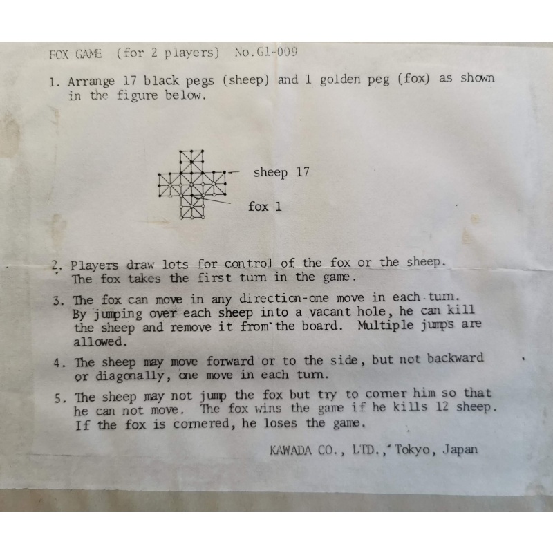 GRAND IMPERIAL – Fox Game GI-009 by WADA