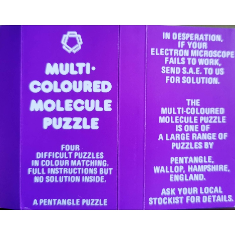 Multi Colored Molecule Puzzle by Pentangle