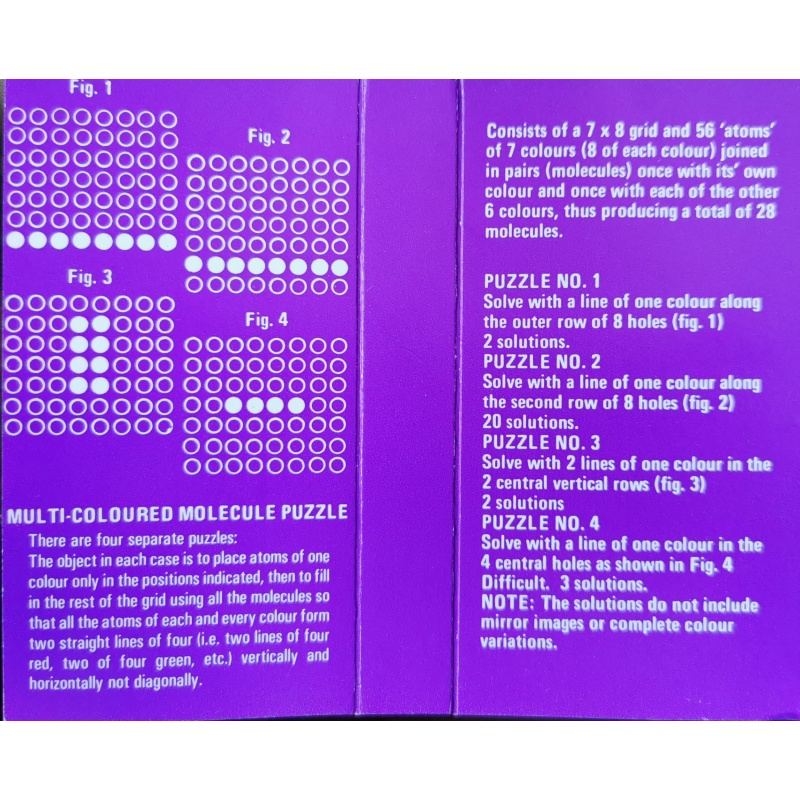 Multi Colored Molecule Puzzle by Pentangle