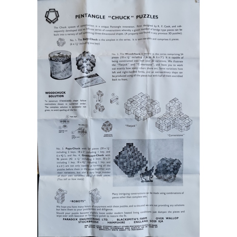 Grandpapa-Chuck Puzzle by Pentangle