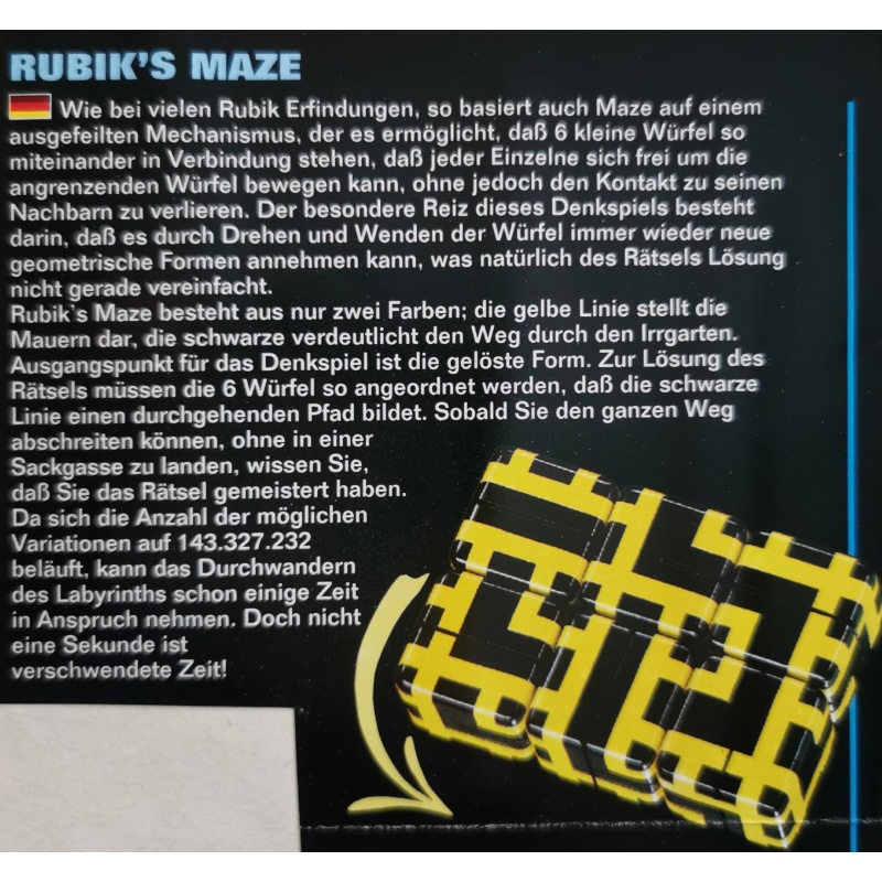 Rubik's Maze by Jozsef Bognar and Ernő Rubik