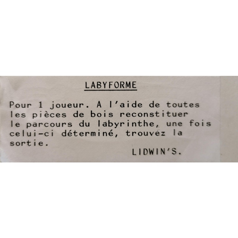 Labyforme by Lidwin's