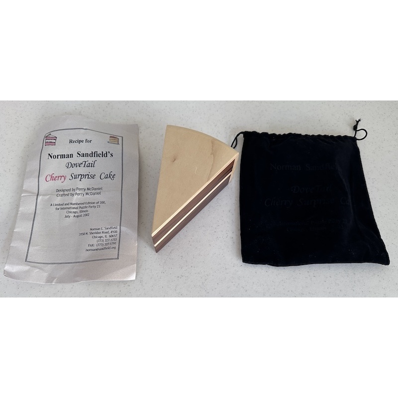 Norman Sandfield's Dovetail Cherry Surprise Cake by Perry McDaniel, IPP23