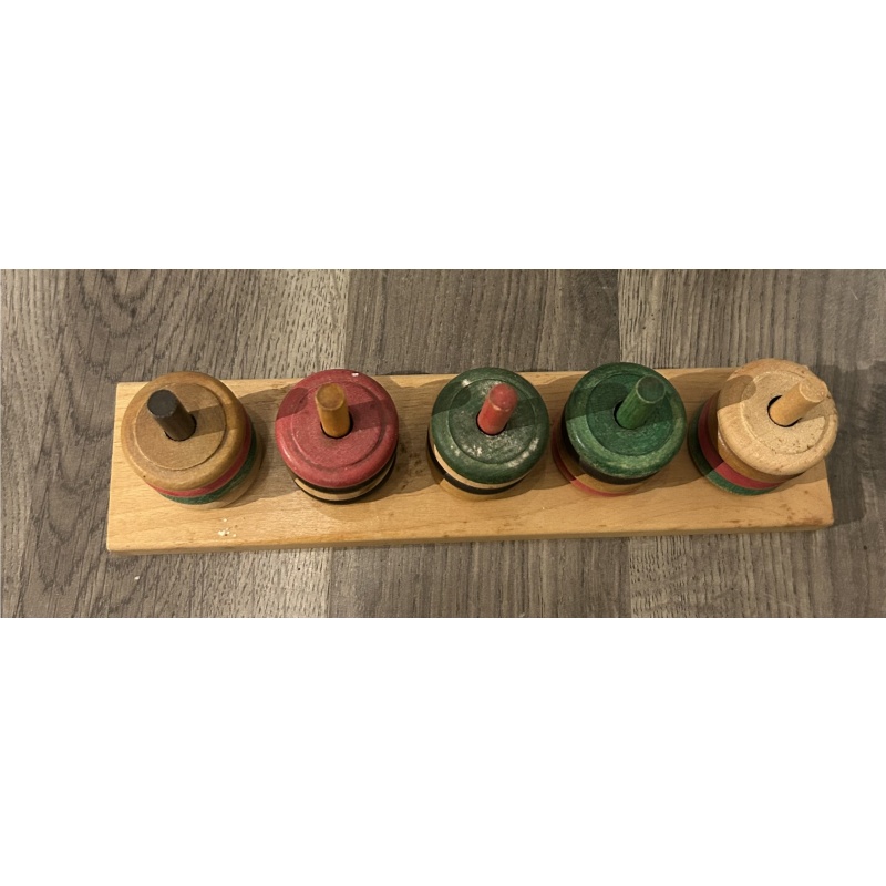 Vintage Original "Right On" Wood Puzzle Game SKOR-MOR