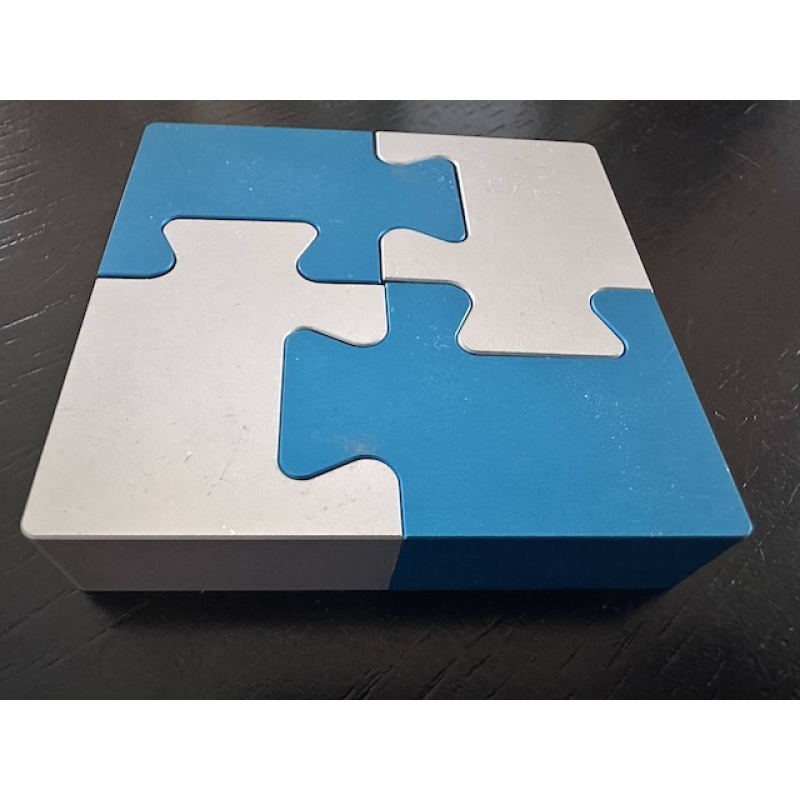 Wil Strijbos 4 Piece Metal Puzzle