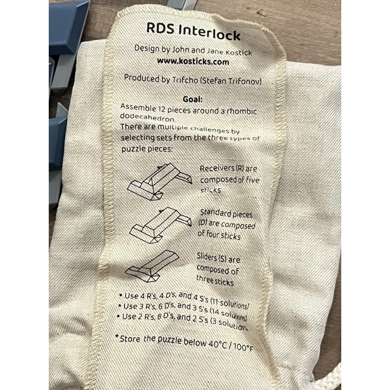 RDS Interlock puzzle - by John and Jane Kostick