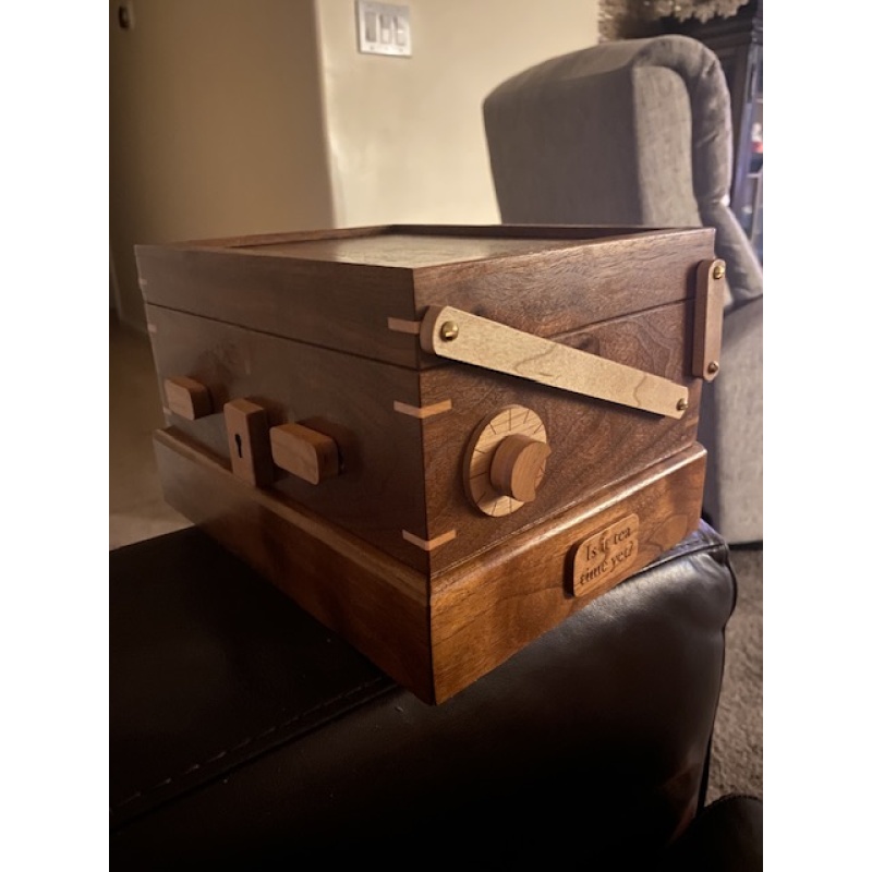 Former Tea Box by Cryptic Wood Works!!