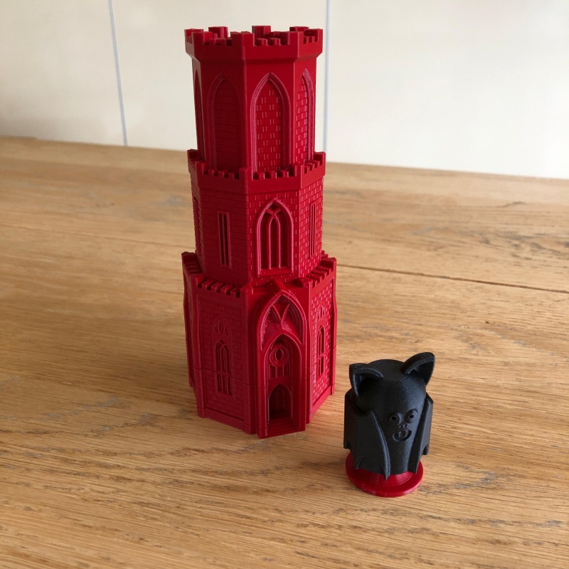 Wrinkles Susceptible to Dot Dracula's Tower Puzzle Box