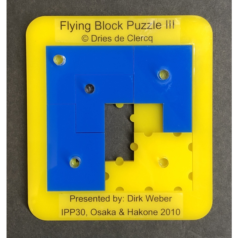 Flying Block Puzzle III IPP30 Dries De Clercq Dirk Weber Osaka & Hakone