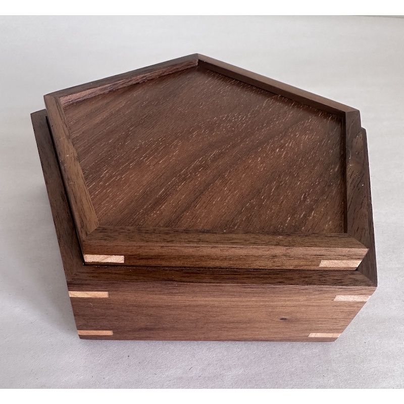 Pentagon Box designed by Akio Kamei