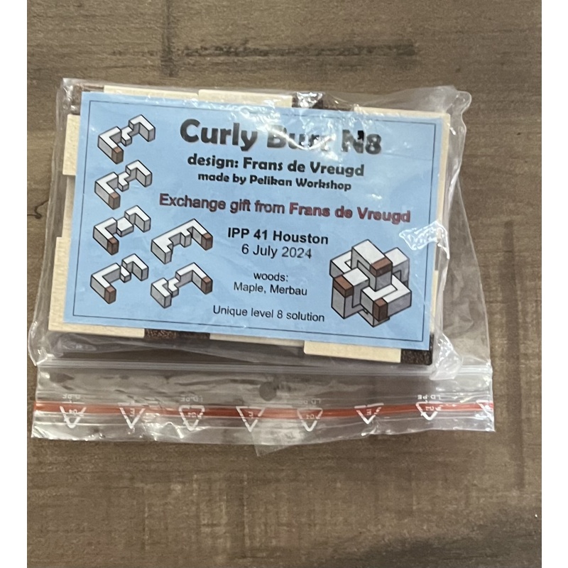 Curly Burr N8 - Designed by Frans de Vreugd - Produced by Pelikan