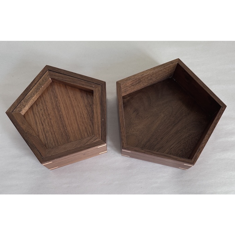 Pentagon Box designed by Akio Kamei