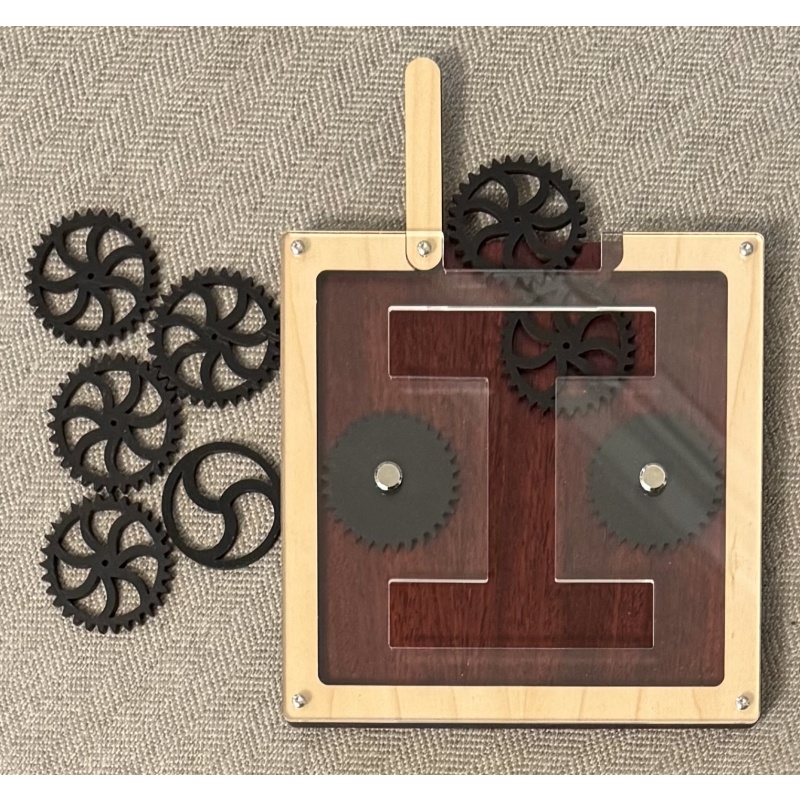 Gears - Wooden Packing Puzzle