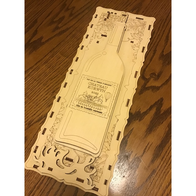 Oenologic Wine Puzzle Box, by NKD