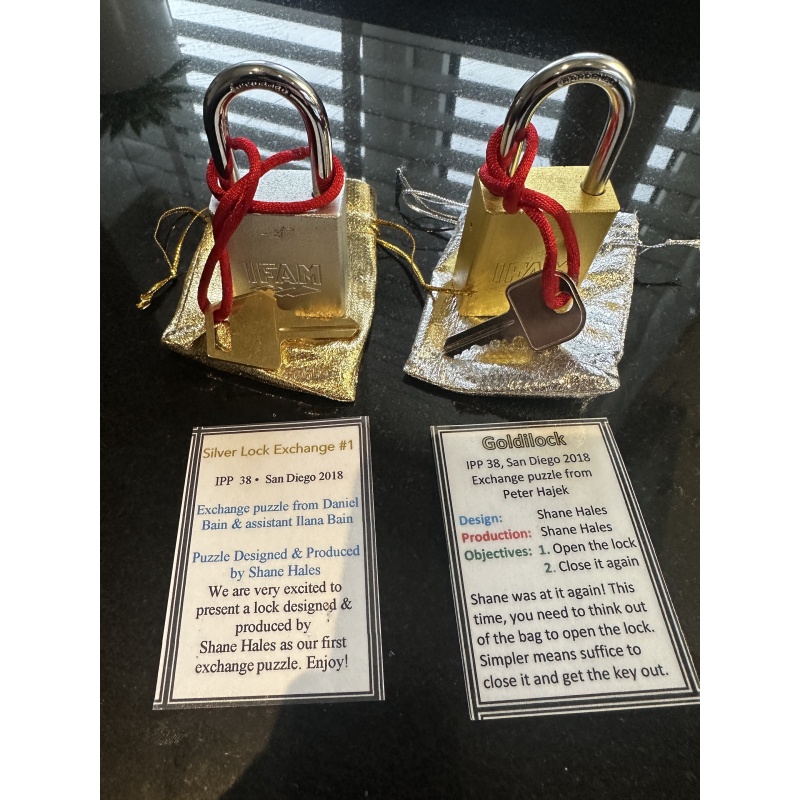 Silver Lock Exchange #1 & GoldiLock (pair)