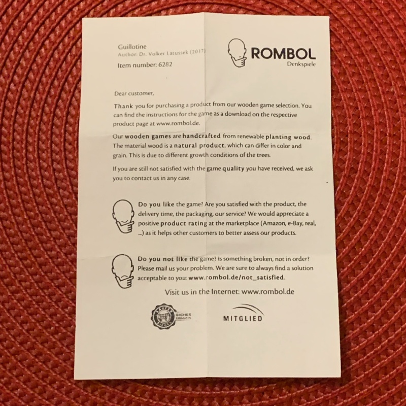 Guillotine - Volker Latussek