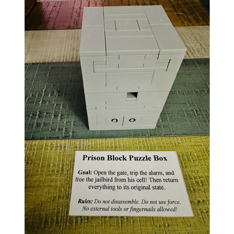 Prison Block Puzzle Box