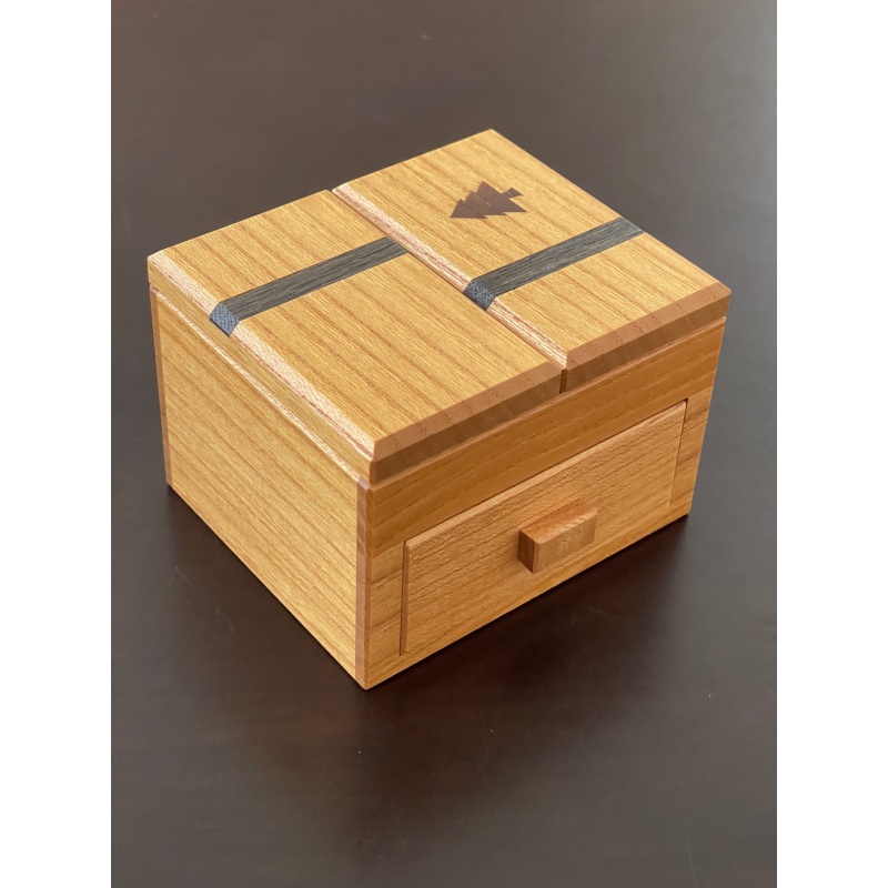 Drawer with a tree - Karakuri Box