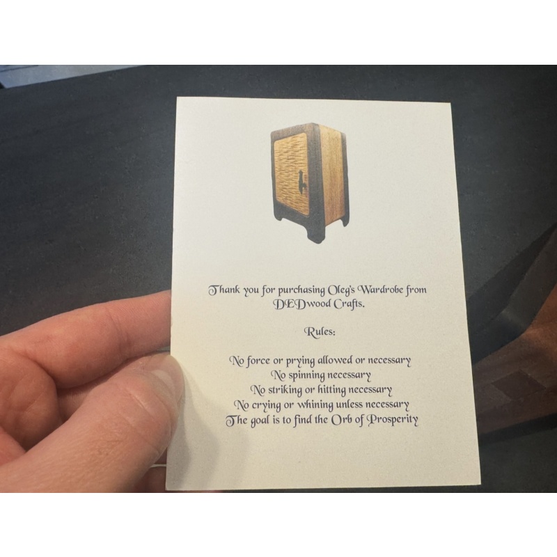 Oleg’s Wardrobe - Dee Dixon